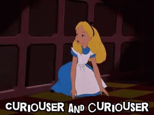 Alice In Wonderland Curiouser GIF