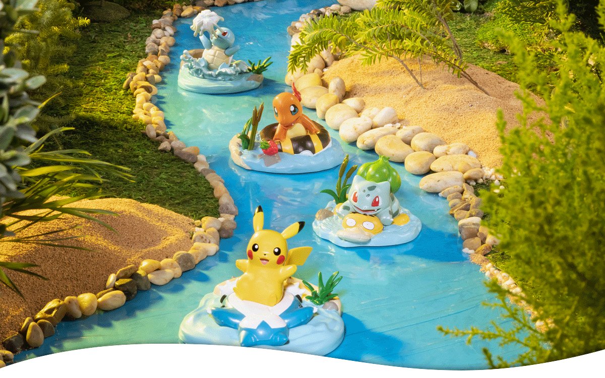 PokéJungle IX on Twitter "Ready for the relaxing river Pokémon figures