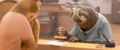 Sloth Zootopia GIF