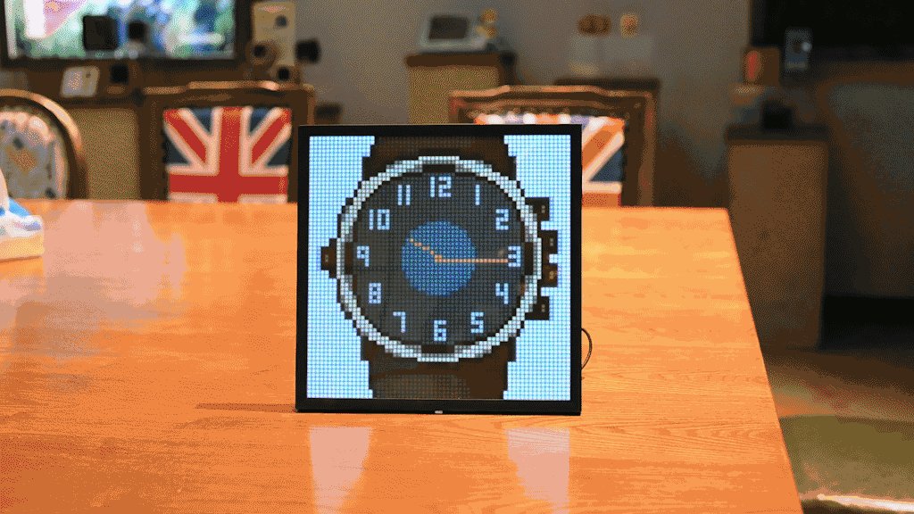 🎄Divoom🎄 on X: Pixoo-64 has multiple #clocks with various design and  functions too! Credit: the shown clock interfaces are designed by the  winners of our last pixel art contest #pixelart #contest #pixoo64
