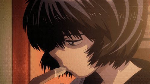 nazo no kanojo x anime kiss gif