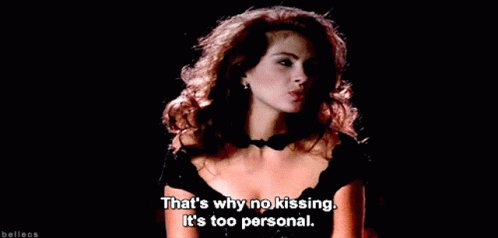 No Kissing Pretty Woman GIF