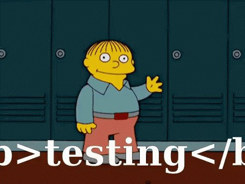 Testing Simpsons GIF