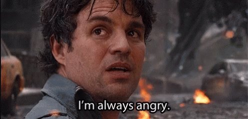 Bruce Banner Angry GIF