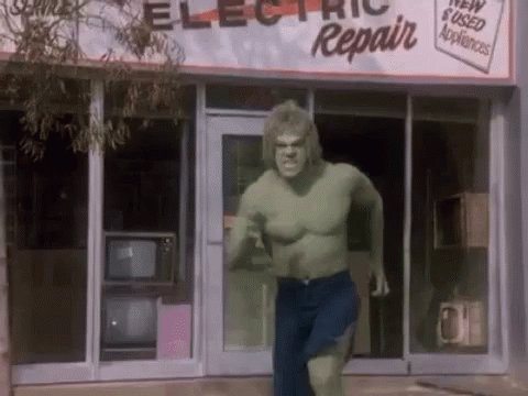 Hulk Out Running GIF