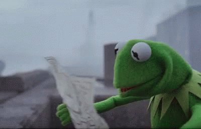 Kermit The Frog Looking For Directions GIF