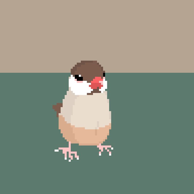 シナモン文鳥のtwitterイラスト検索結果