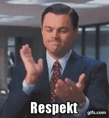 Leonardo DiCaprio: Respekt GIF