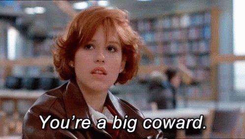 Breakfast Club Coward GIF