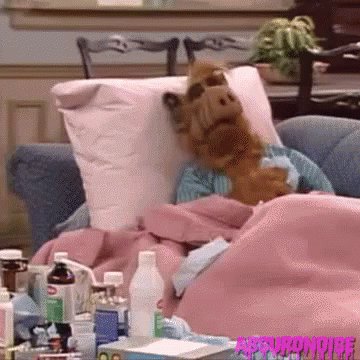 Alf Con Gripa Gripe GIF