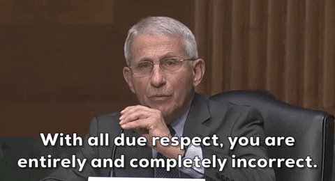 You Are Wrong Fauci GIF by ...