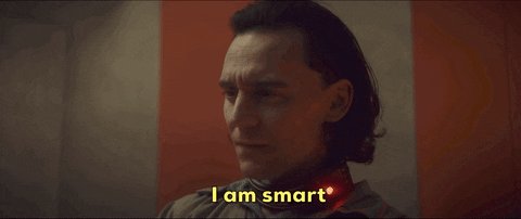 I Am Smart Tom Hiddleston GIF by Nerdist.com