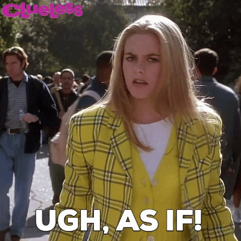 Alicia Silverstone Cher Horowitz GIF by Clueless