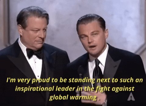 leonardo dicaprio oscars 2007 GIF by The Academy Awards