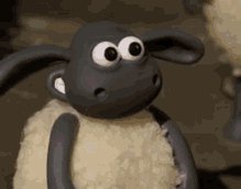 A gif of Shaun the Sheep, a...