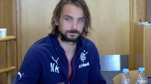  Happy Birthday to unfortunately Rangers don t have an updated GIF so here s Niko Kranj ar with a cake! 