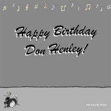 Happy 74th birthday to Don Henley, Founder of The Eagles with the late great Glenn Frey!!!    