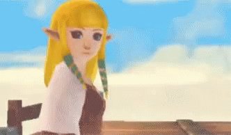 Zelda Running Away GIF