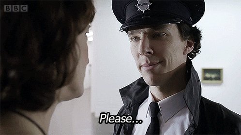 benedict cumberbatch please GIF by BBC