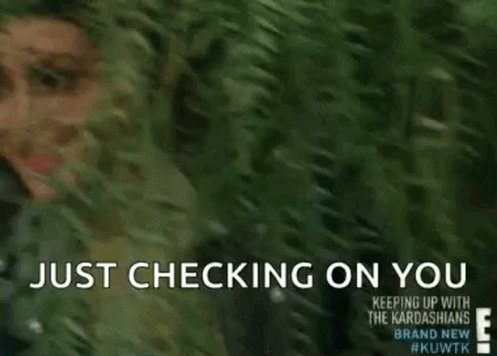 Creepy Checking On You GIF