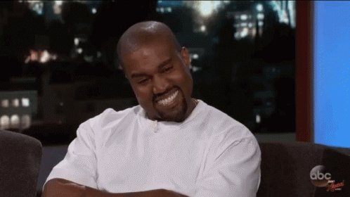 Kanye West Laugh GIF