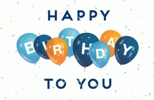 Happy birthday    