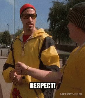 Ali G Respect! GIF