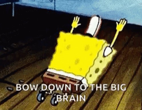 Big Brain Super Smart GIF