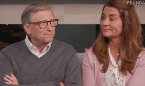 Bill And Melinda Grin Billmelgrin GIF