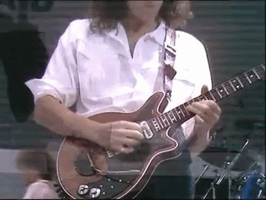 There is a big music birthday today. Happy Birthday Brian May who turns 74! 