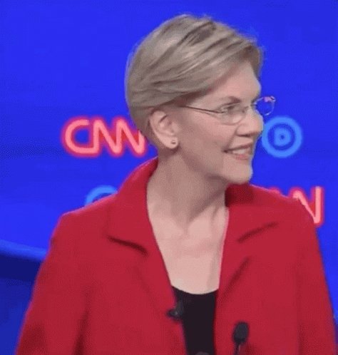 Elizabeth Warren Hand Rub GIF