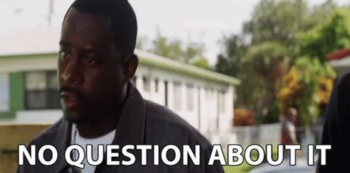 No Question About It Without ADoubt GIF