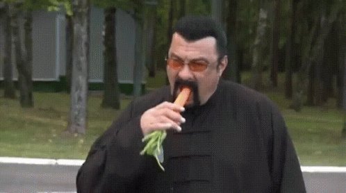 Steven Seagal Eating GIF