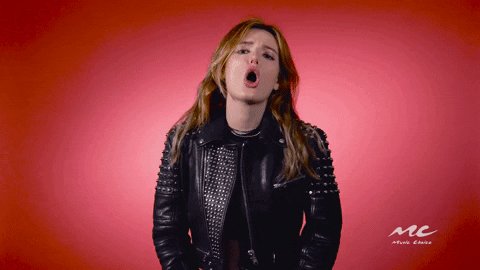 Bella Thorne Reaction GIF b...