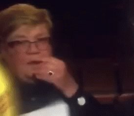 Eating Booger Old Lady GIF
