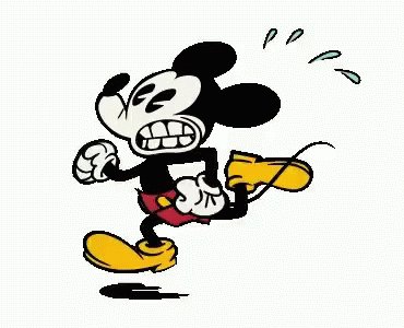 Mickey Mouse Running GIF
