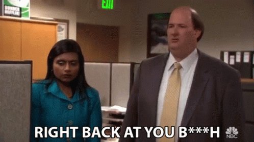 Right Back At You Kevin Malone GIF