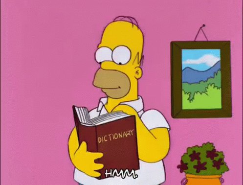 Dictionary Homer Simpson GIF