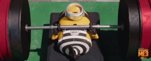 Minion Work Out GIF