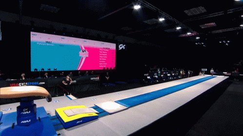 Simone Biles Yurchenko Double Pike GIF