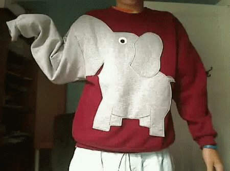White Elephant Ugly Sweater GIF