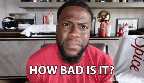 How Bad Is It Kevin Hart GIF