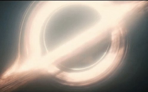 Buraco negro do filme Interestelar: uma esfera no centro com