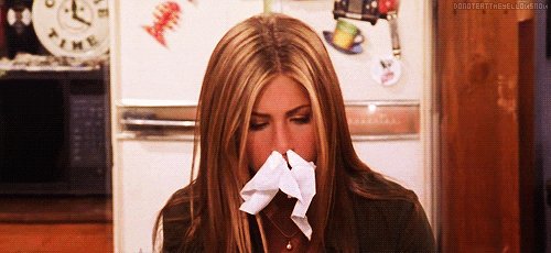 friends tv runny nose GIF