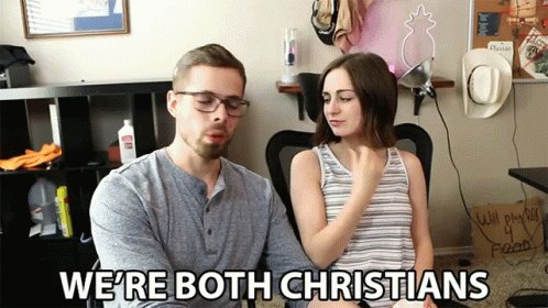 Were Both Christians Religion GIF