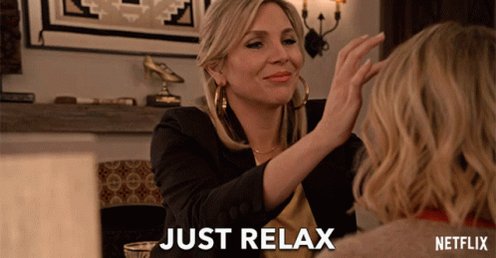 Just Relax June Diane Raphael GIF