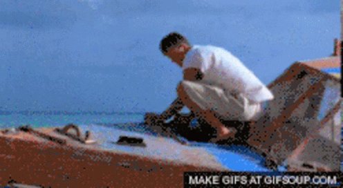 Beach Shawshank GIF