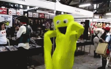 Yay Yellow Man GIF