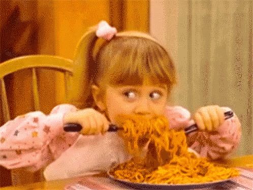 Comida Divertida Spaghetti GIF