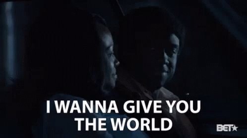 IWanna Give You The World Smile GIF